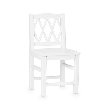 Chaise Enfant Harlequin - CamCam Copenhagen blanc