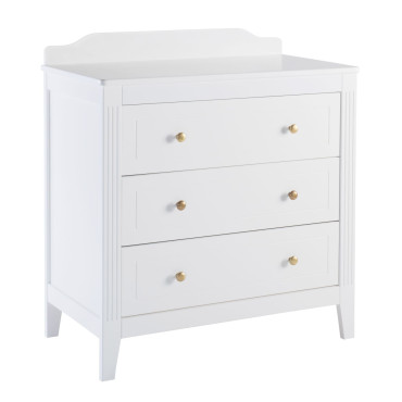 Commode avec plan à langer blanc opéra maison charlotte