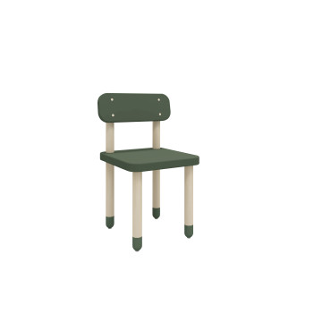 petite chaise pour enfant verte flexa dots