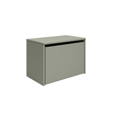 Banc de rangement avec caisson à roulettes Flexa Dots 3 en 1 gris