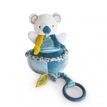 Peluche musicale Koala pour accrocher au lit à barreaux, doudou musical, boîte à musique
