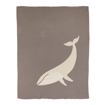 Couverture Tricot XL - Baleine