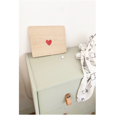 Déco chambre d'enfant mignonne Boîte à musique murale lettre d'amour coeur