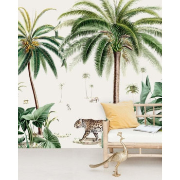 papier peint panoramique jungle