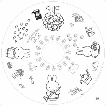Coloriages géant Miffy - Recharges feuilles Drawin'Table Little Friends