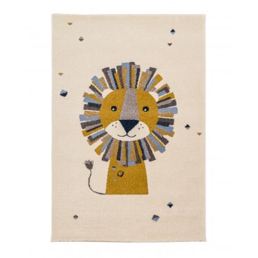 Tapis lion crème 120x170cm