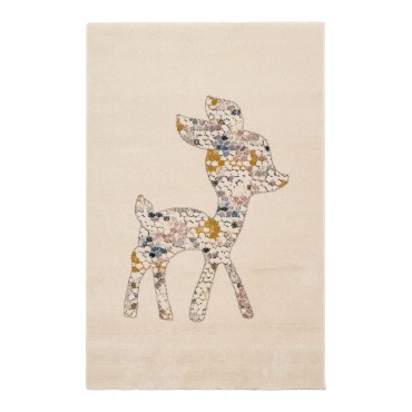 Tapis faon crème 80x150 cm