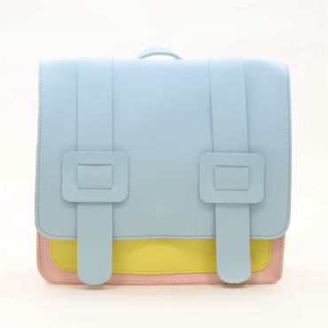 Cartable Rose & Bleu