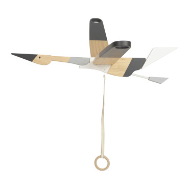 Mobile Mouette en Bois - Mobile Enfant Oiseau - Quax