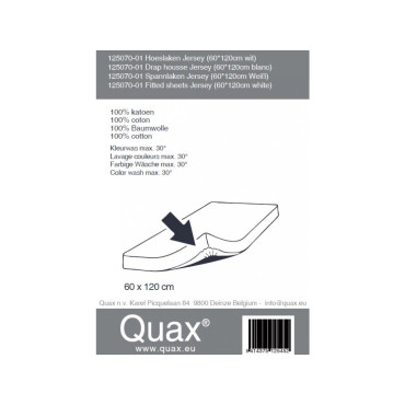 Drap Housse Jersey Blanc