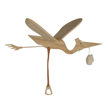 Mobile Pelican en Bois - Mobile Enfant Oiseau - Quax