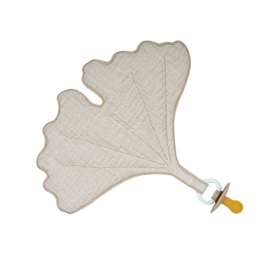 Doudou Attache tétine Ginkgo