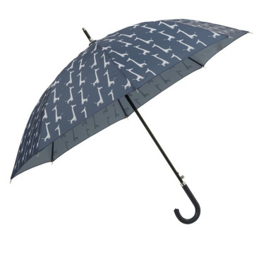 Parapluie enfant bleu girafe