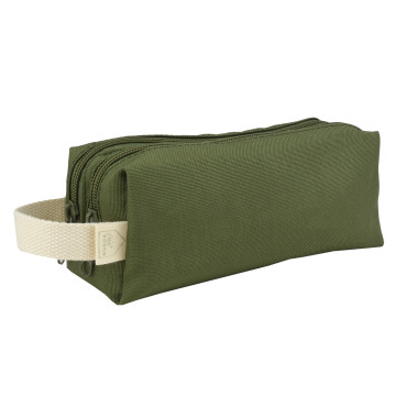 Trousse double ninon verte