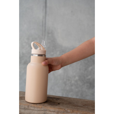 Gourde enfant isotherme rose pâle