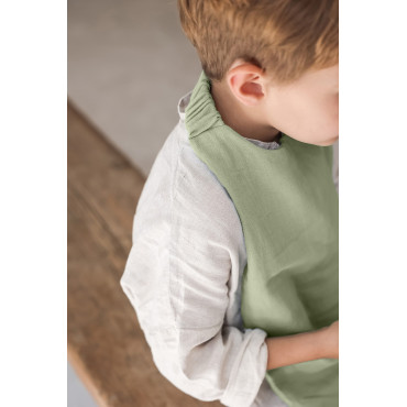 Serviette de table bavoir vert clair Gab
