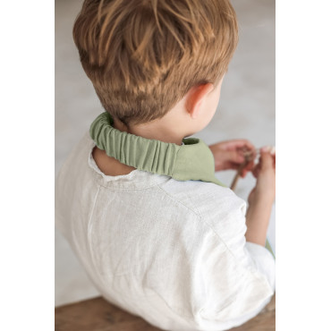 Serviette de table bavoir vert clair Gab