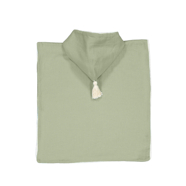 Poncho enfant bain plage Malo amande