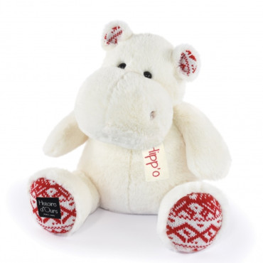 Hippo - Blanc Noël 40 cm