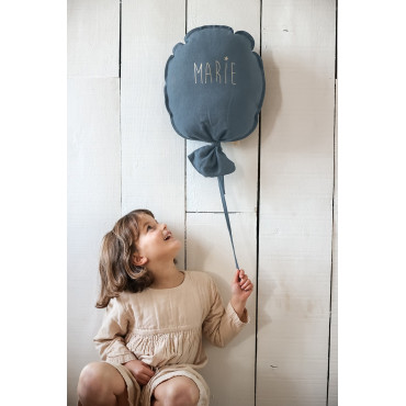 Ballon décoratif mur Gaston  bleu