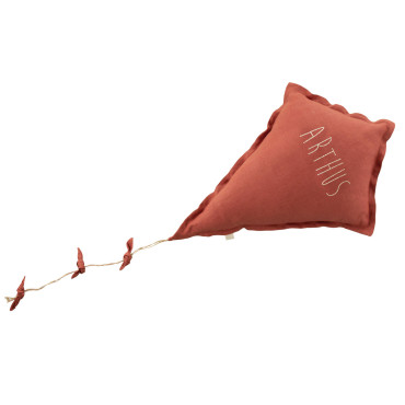 Cerf-volant déco murale petit picotin terracotta tomette