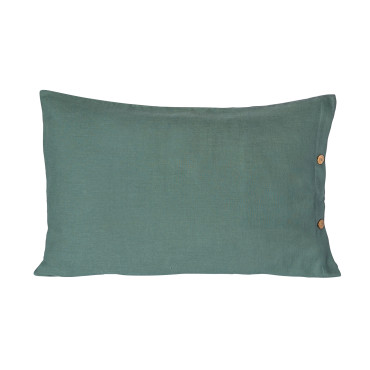 Taie d'oreiller petit picotin vert 40x60 cm