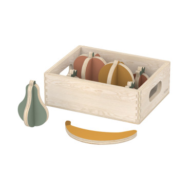 Jouet fruits en bois Flexa