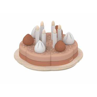 Gâteau d'anniversaire jouet en bois Flexa