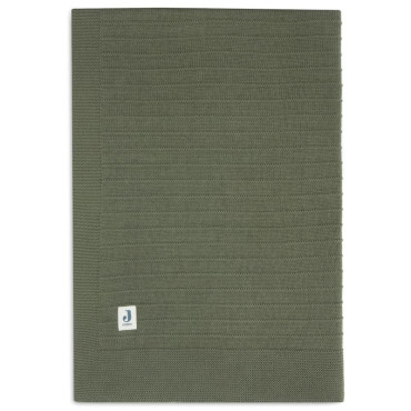 Couverture bébé pure knit jollein green leaf