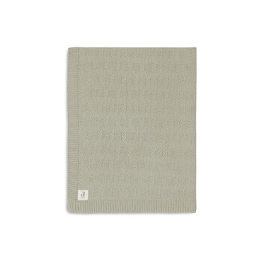 Couverture 75x100 grain knit tricot Jollein  Vert