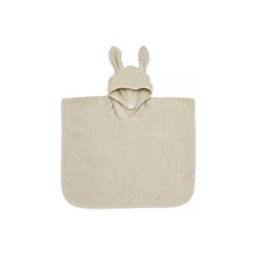 Poncho de bain lapin Jollein Nougat