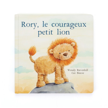 Livre en français Jellycat Rory le courageux petit lion