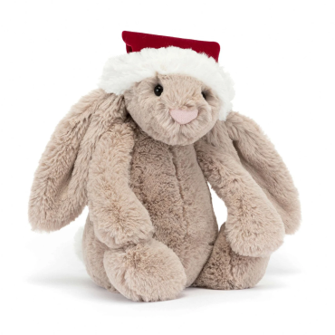 Bashful Christmas Bunny - Lapin bashful noël beige Jellycat