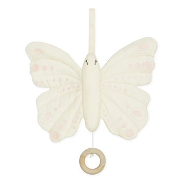 Mobil musical blanc Papillon - CamCam Copenhagen Butterfly white