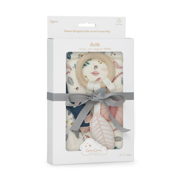 Coffret cadeau Lange et anneau d'activité - CamCam Copenhagen Gift box Pressed leaves rose