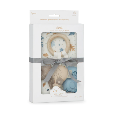 Coffret cadeau Lange et anneau d'activité - CamCam Copenhagen Gift box Forest bleu