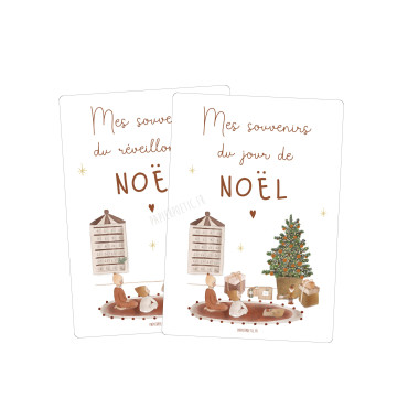 Carte Souvenirs de Noël 'Sapin'- Papier Poetic