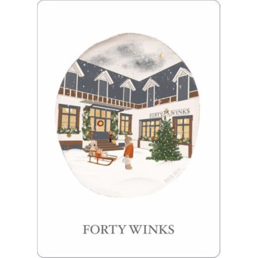 Carte de Noël 'Boutique Forty Winks' - Papier Poetic