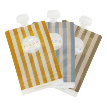 Lot 3 gourdes compote réutilisable - Haps Nordic