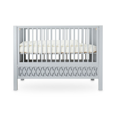 Lit Bébé Evolutif Harlequin - CamCam Copenhagen 60x120cm bleu gris