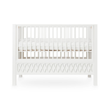 Lit Bébé Evolutif Harlequin - CamCam Copenhagen 60x120cm blanc